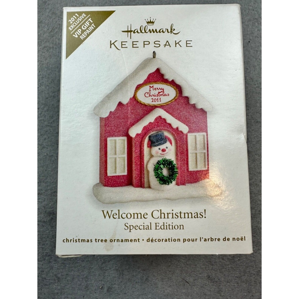 NIB! 2011 Hallmark Keepsake Welcome Christmas! Special Edition Ornament